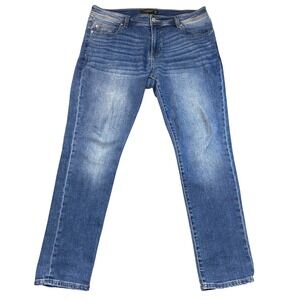 Liverpool Los Angeles Mens Serrano Straight Leg Jeans Blue 36W 32L